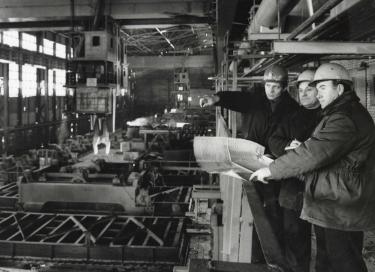 Donetsk collection: The Donetsk Metallurgical Plant named after V. I. Lenin and awarded the Order of [the] October Revolution