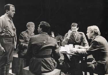Performance of 'Journey's End', by R. C. Sherriff at the Crucible Theatre, Tudor Square