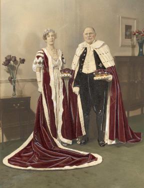 Sir Arthur Balfour (1873 - 1957), Lord Riverdale of Sheffield K.B.E., L.L.D and Lady Riverdale