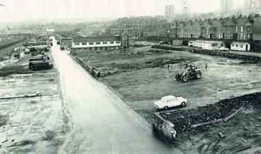 Construction site for Olive Grove Council Depot, Olive Grove Road