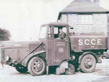 City Engineers Department mechanical road sweeper No.204