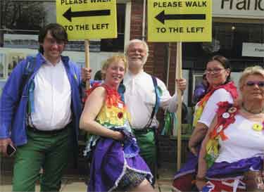 Sheffield City Morris at the Rochester Sweeps Festival, Kent