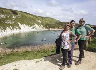 Sheffield City Morris at Lulworth Cove, Dorset