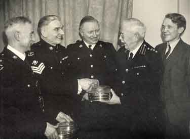 St. John Ambulance presentation showing (centre) John Gordon Buxton (1917 - 1990s)