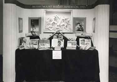 British Mount Evereest Exhibition, 1953, an exhibition of books and materials, Civic Information Service, Central Library, Surrey Street