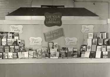 Use your City Libraries, an exhibition of books, works canteen, Arthur Lee and Sons