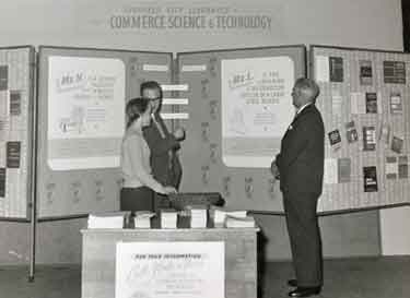 Display by the Commerce, Science and Technology Library