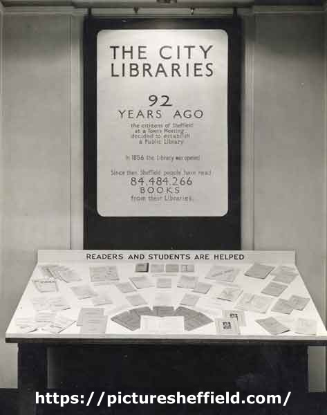 Library Services Exhibition, Graves Art Gallery, Surrey Street 