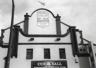 Cue Ball Snooker Club (former Chapeltown Picture Palace), No. 19 Station Road, Chapeltown 