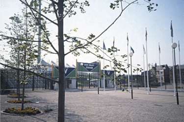 Entrance to the Don Valley Stadium from Attercliffe Common