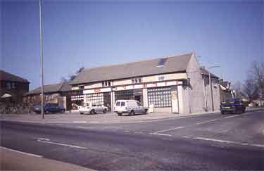 Piper Houses, Nos. 286 - 290 Herries Road (formerly Piper Lane) at the junction (right) with Longley Lane