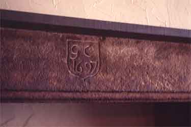 Inscription over fireplace, Travellers' Inn, No. 72 Penistone Road North