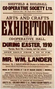 Sheffield and Ecclesall Co-operative Society Ltd - arts and crafts exhibition