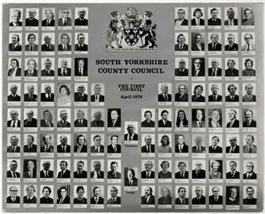 South Yorkshire County Council - members of the first council
