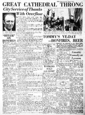 The Star VE-Day Special: Great Cathedral Throng