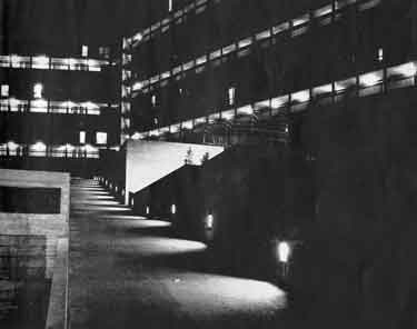 Park Hill Flats: Park Hill by night