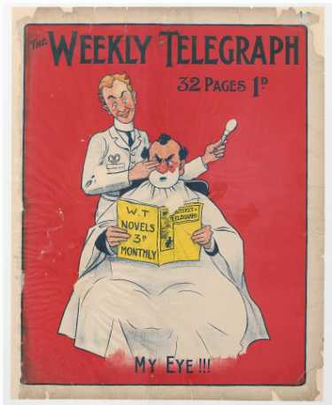 Sheffield Weekly Telegraph poster: My eye