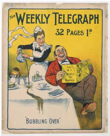 Sheffield Weekly Telegraph poster: Bubbling over