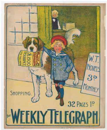 Sheffield Weekly Telegraph poster: Shopping