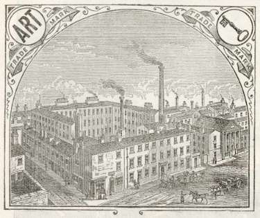George Butler and Co., manufacturers of cutlery, steel and plate, Trinity Works, No. 105 Eyre Street