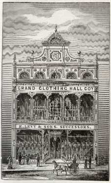 The Grand Clothing Hall Co., (latterly Hart and Levy), clothiers, No. 26 High Street 