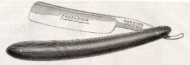 Excelsior razor produced by George Hides and Son, manufacturers of table and spring cutlery, Hollis Works, Hollis Croft