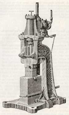 Machinery manufactured by F. H. Stacey, millwright, engineer and steam hammer maker, Heeley Bridge Works, London Road