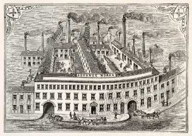 John Wragg and Son, manufacturers of table cutlery, butchers knives, bread, butter and cheese knives, Advance Works, New Thomas Street