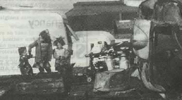 A traveller camp in Sheffield