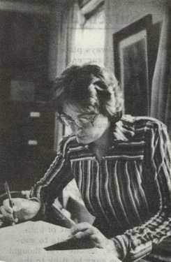 Liz Mackey, Communist Party member, representative on the Communist Party area committee and member ot the Totley Brook Tenants and Residents Association