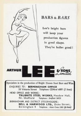 (Lee of Sheffield Ltd.) Arthur Lee and Sons Ltd., steel manufacturers, Trubrite Steelworks, Meadowhall