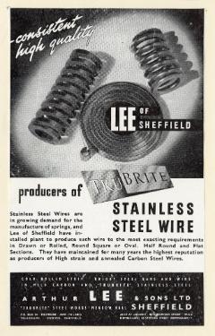 (Lee of Sheffield Ltd.) Arthur Lee and Sons Ltd., steel manufacturers, Trubrite Steelworks, Meadowhall, c.1951 - 1957