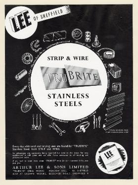 (Lee of Sheffield Ltd.) Arthur Lee and Sons Ltd., steel manufacturers, Trubrite Steelworks, Meadowhall