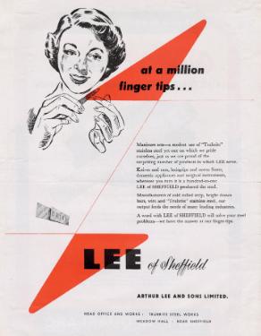 (Lee of Sheffield Ltd.) Arthur Lee and Sons Ltd., steel manufacturers, Trubrite Steelworks, Meadowhall