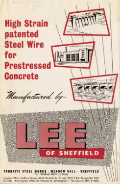 (Lee of Sheffield Ltd.) Arthur Lee and Sons Ltd., steel manufacturers, Trubrite Steelworks, Meadowhall