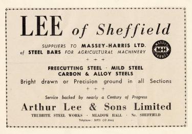 (Lee of Sheffield Ltd.) Arthur Lee and Sons Ltd., steel manufacturers, Trubrite Steelworks, Meadowhall