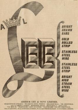 (Lee of Sheffield Ltd.) Arthur Lee and Sons Ltd., steel manufacturers, Trubrite Steelworks, Meadowhall