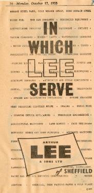 (Lee of Sheffield Ltd.) Arthur Lee and Sons Ltd., steel manufacturers
