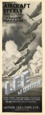 Draft advertisement, (Lee of Sheffield Ltd.) Arthur Lee and Sons Ltd., steel manufacturers