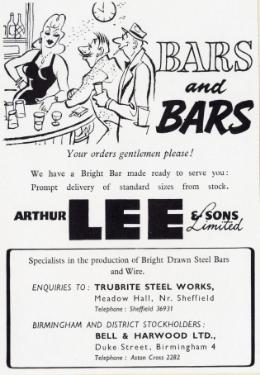 (Lee of Sheffield Ltd.) Arthur Lee and Sons Ltd., steel manufacturers, Trubrite Steelworks, Meadowhall