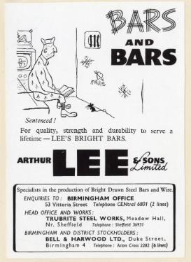 (Lee of Sheffield Ltd.) Arthur Lee and Sons Ltd., steel manufacturers, Trubrite Steelworks, Meadowhall