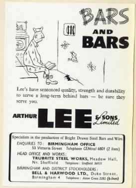 (Lee of Sheffield Ltd.) Arthur Lee and Sons Ltd., steel manufacturers, Trubrite Steelworks, Meadowhall