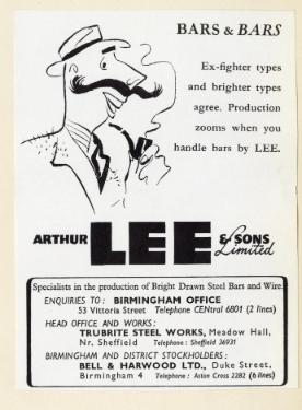 (Lee of Sheffield Ltd.) Arthur Lee and Sons Ltd., steel manufacturers, Trubrite Steelworks, Meadowhall