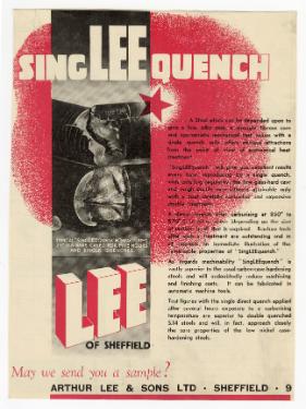 (Lee of Sheffield Ltd.) Arthur Lee and Sons Ltd., steel manufacturers