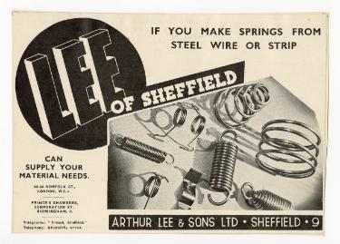 (Lee of Sheffield Ltd.) Arthur Lee and Sons Ltd., steel manufacturers, Sheffield