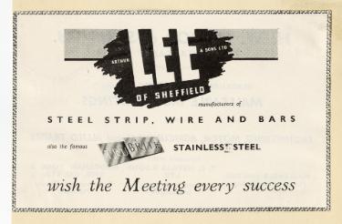 (Lee of Sheffield Ltd.) Arthur Lee and Sons Ltd., steel manufacturers, Sheffield