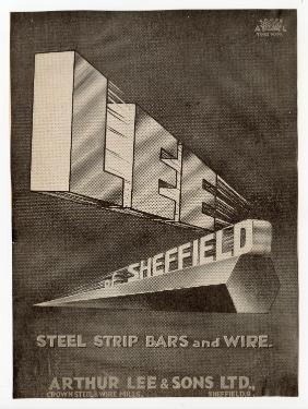 (Lee of Sheffield Ltd.) Arthur Lee and Sons Ltd., steel manufacturers, Crown Steel and Wire Mills, [Bessemer Road, Attercliffe]