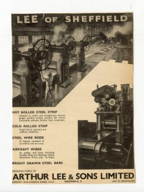 (Lee of Sheffield Ltd.) Arthur Lee and Sons Ltd., steel manufacturers, Sheffield