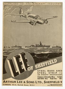 (Lee of Sheffield Ltd.) Arthur Lee and Sons Ltd., steel manufacturers, Sheffield