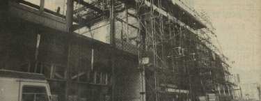 Fire damaged buildings, Cambridge Street